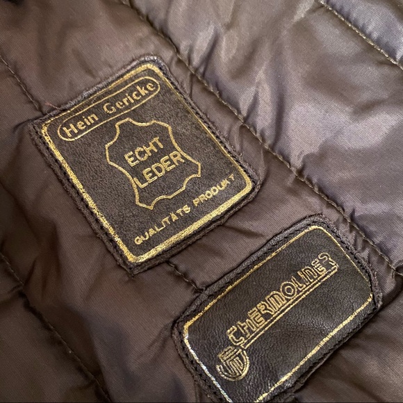 VINTAGE - LEATHER BOMBER JACKET - Picture 10 of 15